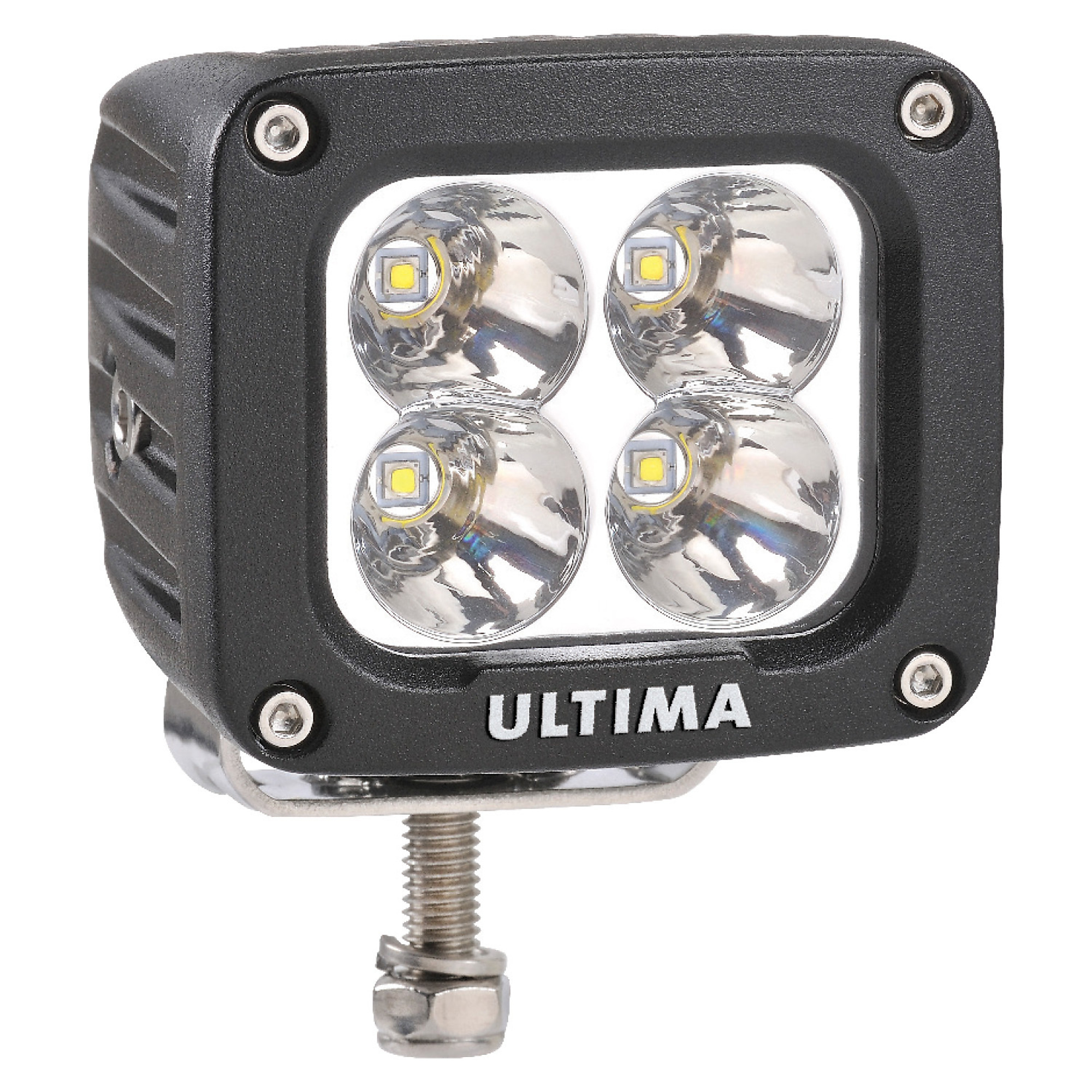 BWI Ultima, Work Lamp, Spot Beam, 2000 Lumens, Black, Square, Light Output 2000 lumen, Light Bulb Type LED, Watts 20 Model# UT-72360-2